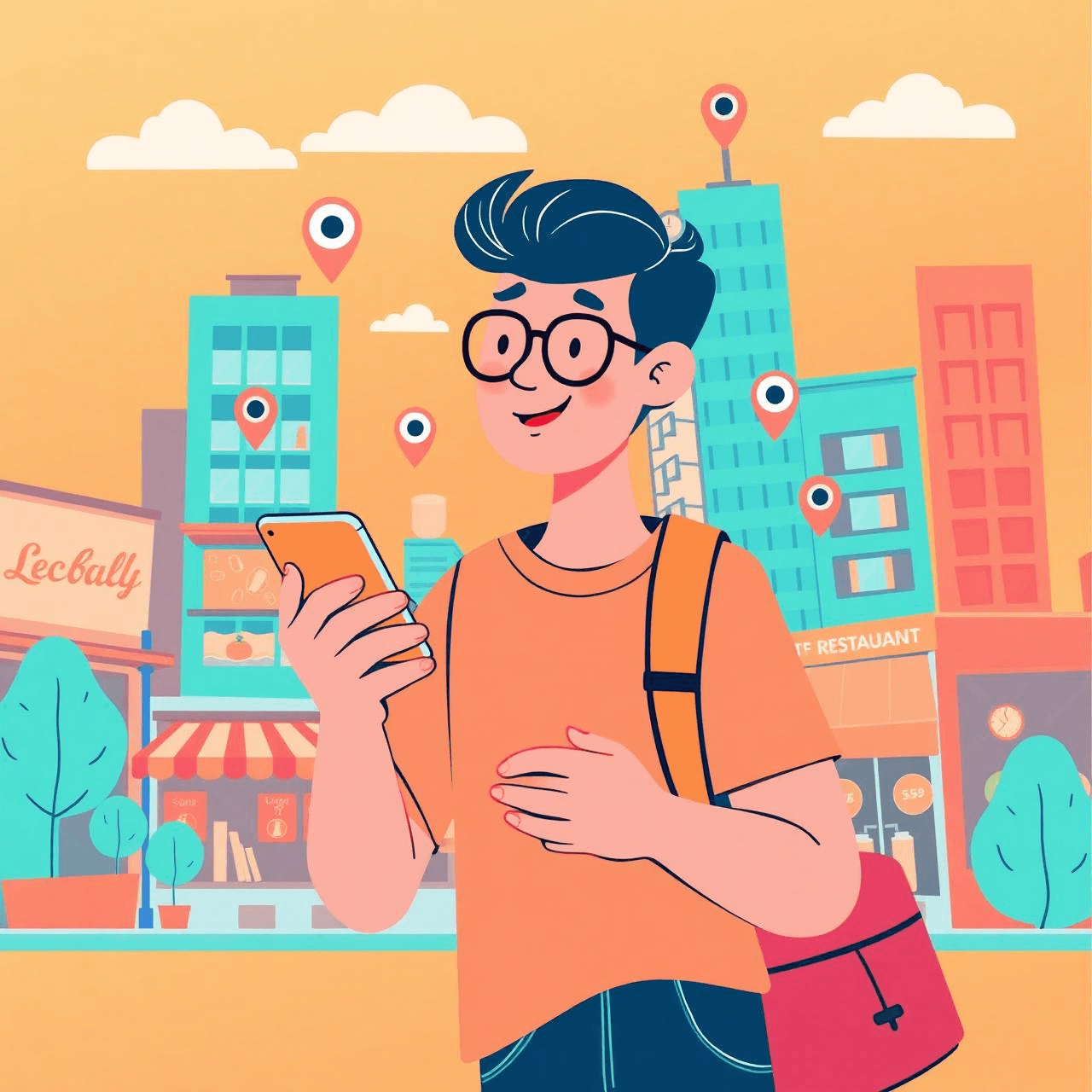 Descubra lugares perto de você com o Zai Chat